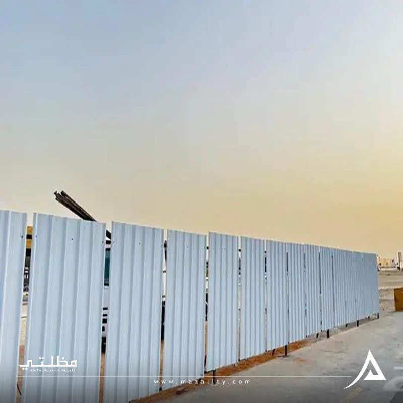 تسوير أرض قبل البناء بالرياض