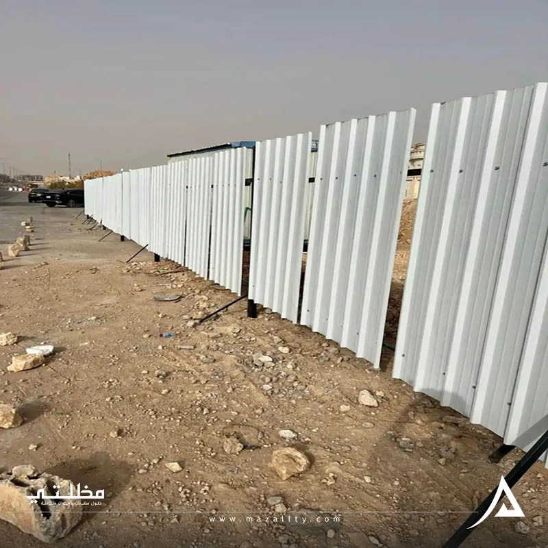 تسوير ارض فارغة في الرياض