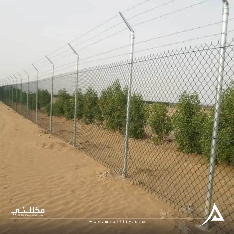 تسوير ارض زراعية بشبك بالرياض