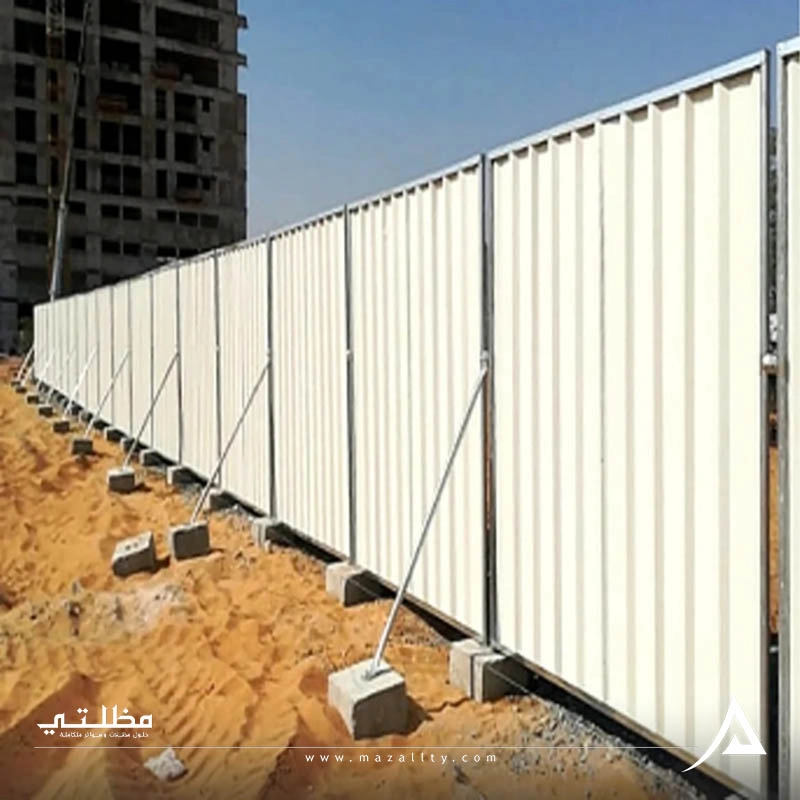 تسوير أرض قبل البناء بالرياض