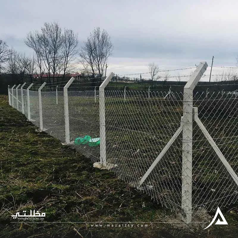 تسوير ارض زراعية بشبك بالرياض