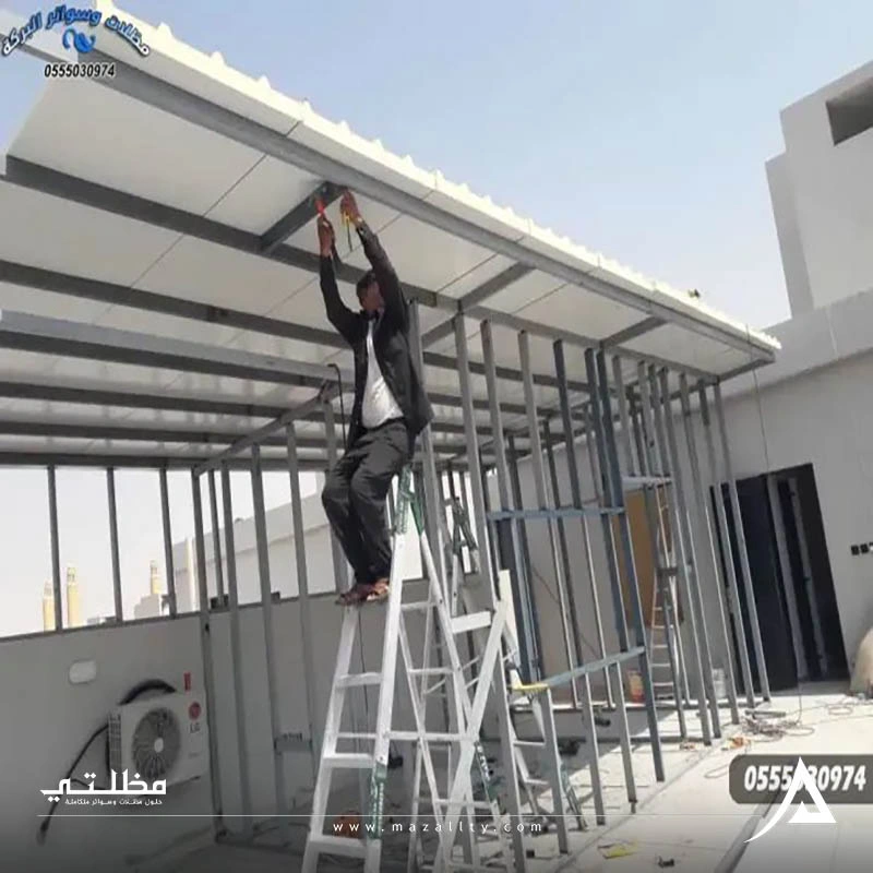 تركيب ساتر شينكو للسطح بالرياض